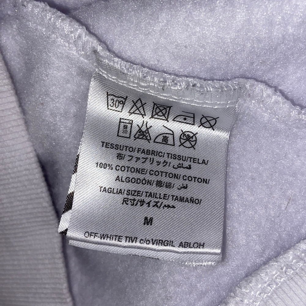 Off-White c/o Virgil Abloh Striped Hoodie (Size M) - Picture 7 of 7